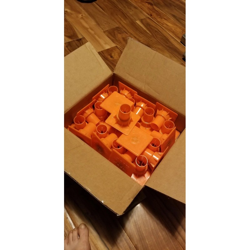 grip rite 25 count box of Grip-Rite OSHA Rebar Caps