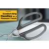 HINMAY Stainless Steel Scissor Tongs Cooking Tongs Set, Set of