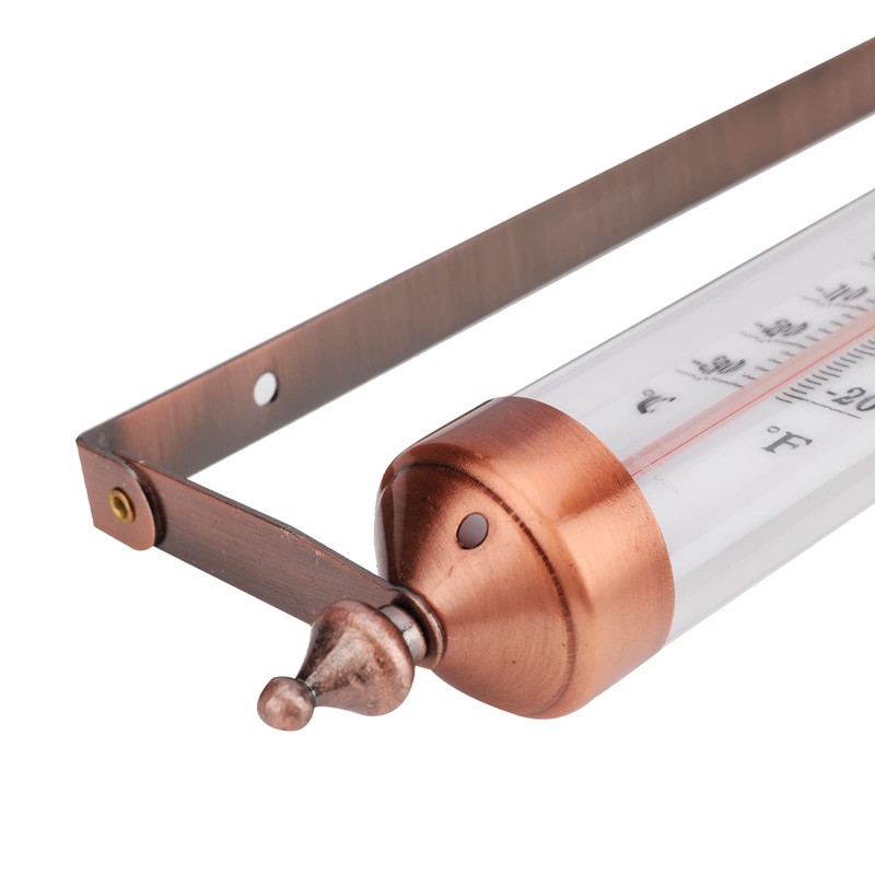 MUMTOP Outdoor Thermometer, Steel Outside Window Thermometer Adjustable Angle, 10