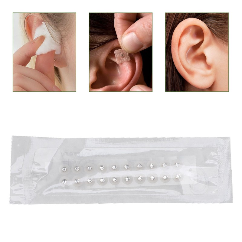 20pcs Ear Acupuncture Auricular Stickers Reduce Discomfort Ear Health Care