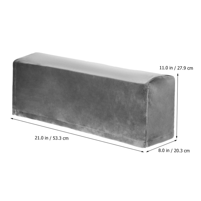 Zerodeko 2Pcs Elastic Sofa Armrest Covers Couch Armrest Protectors Deep