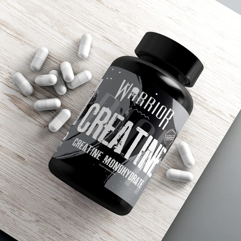 Warrior Creatine Monohydrate Tablets – 3000mg Per Serving – Supplement