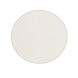 Homeroots 6" Round Basic  Beige Non Slip Rug Pad