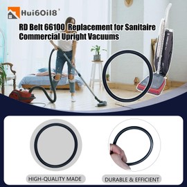 Hui6OIL8 66100 Vacuum Belt Compatible with Sanitaire Eureka Vacuum SC679 C2094 Cleaner (10pcs)