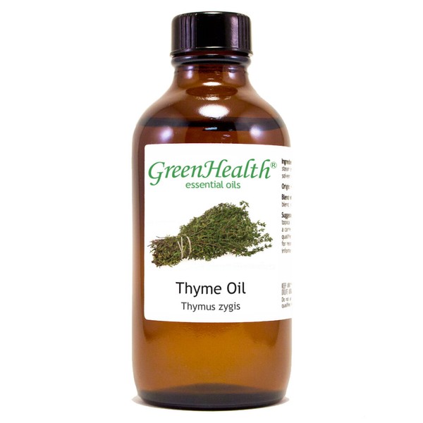 4 fl oz Thyme Essential Oil (100% Pure & Natural) - GreenHealth