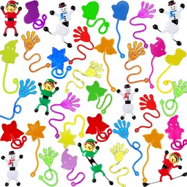 BEIGUO 36pcs Christmas Sticky Stretchy Toys for Kids Boys Girls Christmas Stocking Stuffers Party Favor Gifts