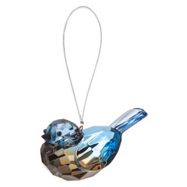 Ganz Crystal Expressions Eastern Blue Bird Acrylic Ornament, Decorative Hanging