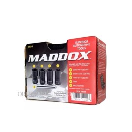 Maddox Universal Locking Lug Nut Removal Set Helps extract damaged lug nuts