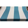 P Kaufmann Blue and White Cabana Stripes Fabric by The