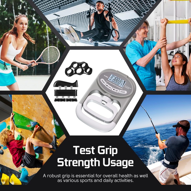 Grip Strength Tester Trainer - Grip Strength Trainer Hand Grip