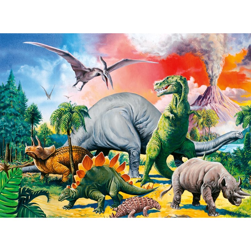 Ravensburger Puzzle 80563 Dinosaur Puzzle 2 x 150 Pieces for
