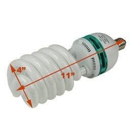 ePhotoInc Hydroponic 85 Watt Daylight Spiral Compact Fluorescent Grow Light Bulb H85W