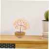 GRIRIW Chakra Crystal Tree Feng Shui Lucky Ornament Citrine Money