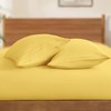 Horbaunal 2 Pack Microfiber Body Pillow Covers Yellow Body Pillow