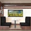 ANARACHON Leather Look RV Camper Dinette Cushion Covers, Washable RV