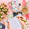 12 Pack Floral Mini Pocket Notepad, Colorful Small Flower Cover