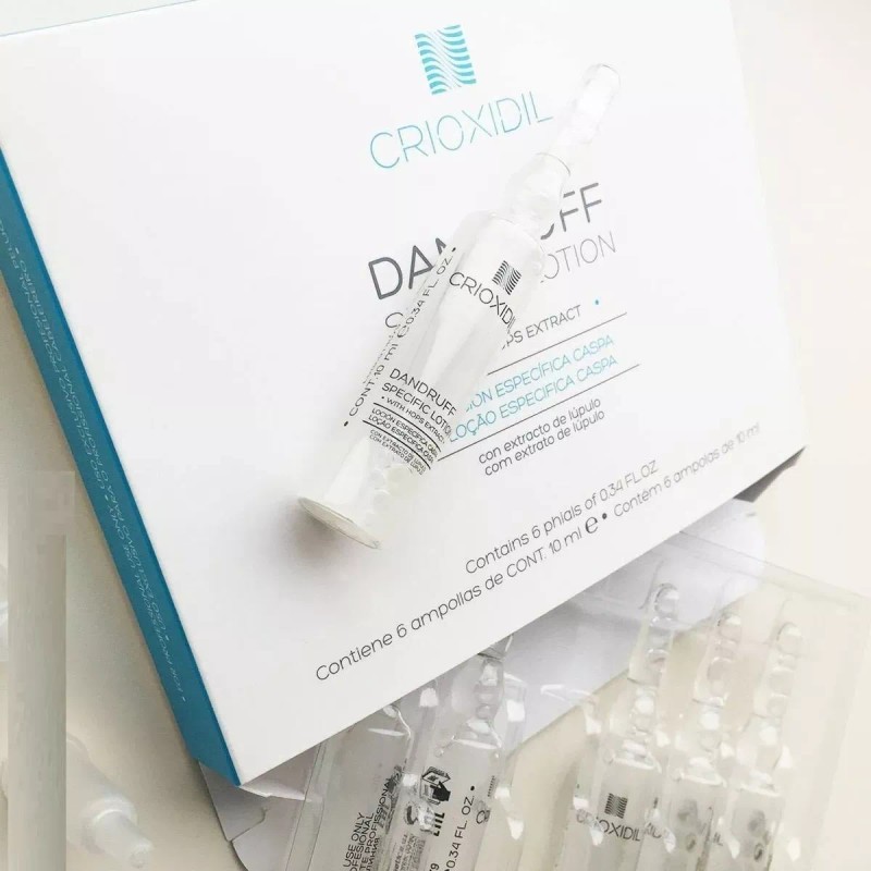 Salerm Cosmetics Ampolletas Anticaspa 6 Ampolletas Crioxidil Salerm