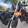 Midimttop Motorcycle Crash Bar Engine Guard Frame Protection Bumper Protector