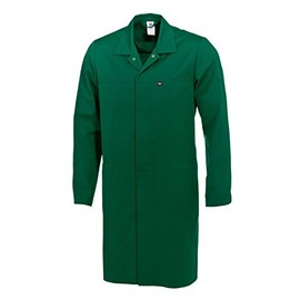 BP 1673-500-74-Ln Unisex Coat, 1/1 Sleeves with Adjustable Slit Cuffs, 210.00 g/m² Fabric Blend, Medium Green, Ln