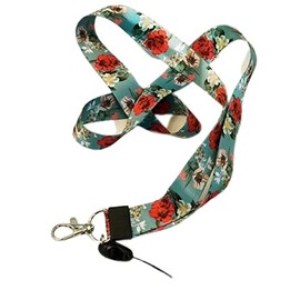 Schlüsselband Umhängeband mit, beidseitigem, vollfarbigem Druck, ideal für Schlüssel/kartenhalter/ MP3-Player/USB-Sticks