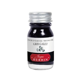 Herbin HERBIN hb11505 Traditional Ink, 0.3 fl oz (10 ml), For Fountain Pens, Glass Pens, Dip Pens, Pebble Gray