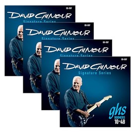 GHS Boomers - Cuerdas para guitarra eléctrica David Gilmour Signature Blue GB-DGF, acero niquelado - tono rock clásico, sonido brillante de larga dura