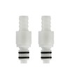 BBTUS 2 Pieces 1/4" 3/8" 5/16" Plastic Hose Barb Valve