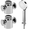 2pcs G1/2 Head Shut-Off Valve, Water Flow Control Valve, Shower