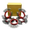 Abrasive Wire Wheel Belt/Replacement Coarse Brush/Rust Removal/Metal Blaster Clearing/Bristle Blasting