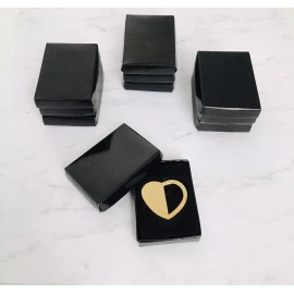 Vintage Key Chain Brass KeyRing Gold Tone New In Box Lot Of 10: