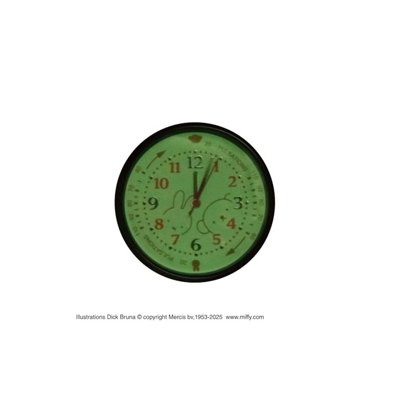 ディック・ブルーナ カラビナ付きウォッチ ミッフィー＆ボリス ブラウン【ST-PLMF0009】