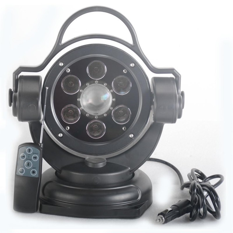 Led Search Light 11 Inch 90W 360 Degrees Rotating Remote