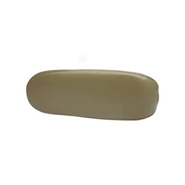 2002 2003 Ford F250 F350 Lariat Crew Cab Synthetic Leather Armrest Cover Replacement (Armrest Cover (Fits Both Sides), Medium Parchment Tan (Perforated))