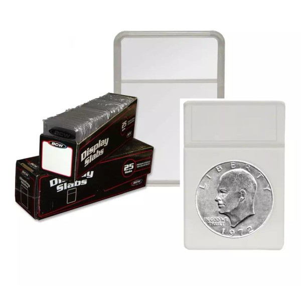 BCW 25 BCW Premium Eisenhower Dollar Coin Display Slab Holder