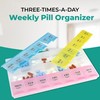 3-Times-a-Day Tablet Dispenser by Event Decor Shop – Weekly Pill