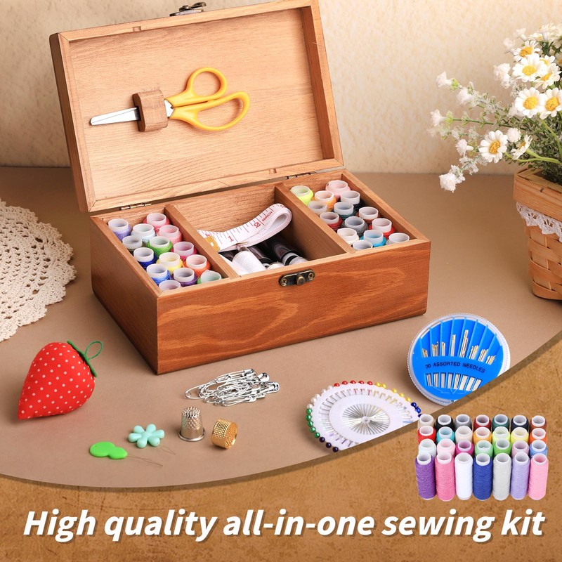 Basic Sewing Kit 196 Pcs Sewing Accessories and Supplies Sewing