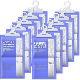 Moisture Absorbers Packets 10 Pack Dehumidifier Bags for Closet Unscented Hanging Humidity Absorber in Wardrobes Bedrooms Bathrooms - Color: 15.17 Ounce (Pack of 6)
