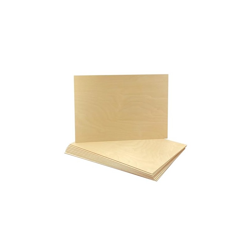 9 Pack 1/16 X 12 X 17 Inch Thin Birch