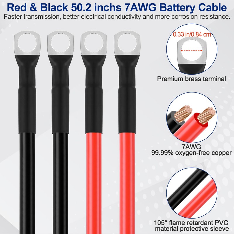 Battery Relocation Kit, Battery Jump Post Kit Heavy Duty Remote