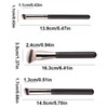 Pack of 3 Foundation Brushes, Concealer Brushes, Flawless for Blending,