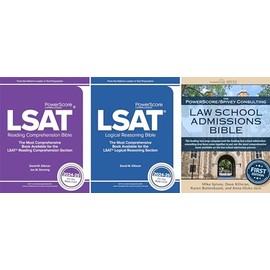 The PowerScore LSAT Bible Trilogy 2024-2025: Prep Strategies for Each Section of the New LSAT - Reading Comprehension, Logical Reasoning, plus Law School Application Guide