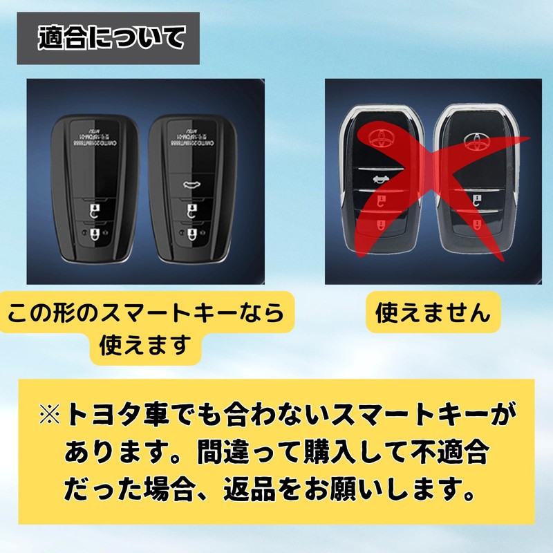 Toyota Shock Resistant Zinc Alloy Smart Key Case Leather Lining