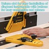 Table Saws Double Featherboard Set, 1 Pair Adjustable Pressure Comb,