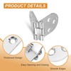 sourcing map Folding Table Flip Hinge 3" x 1", 180