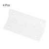 QUARKZMAN Pack of 4 Acrylic Hinges, 3 x 1.77 Inch