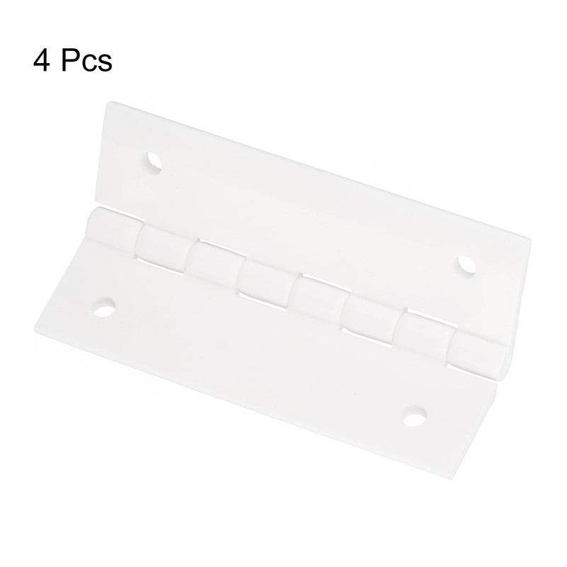 QUARKZMAN Pack of 4 Acrylic Hinges, 3 x 1.77 Inch