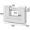 Britanium® BRB80 Heavy Duty Container Lock  with 5 Keys -