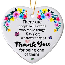 Thank You Christmas Ornaments 2024, Thank You Gifts for Women Teacher Boss Coworker Friend Family - Appreciation Gifts for Coworkers, Kindness Ornament