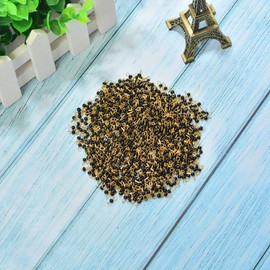 Comimark 100Pcs Black Gold Tone Soldering PCB Board Breadboard Test Point Pin