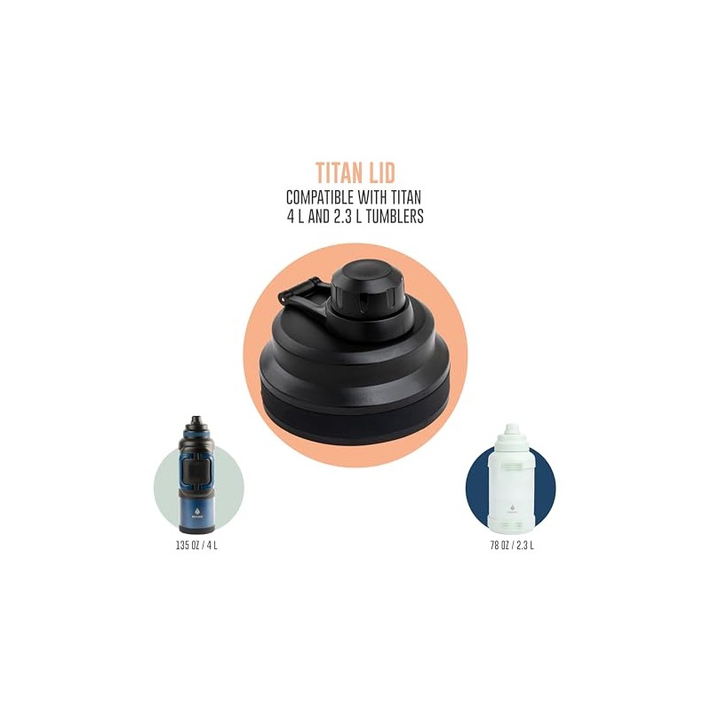 Manna Locking Pour Spout Lid for Titan Sports Bottle -